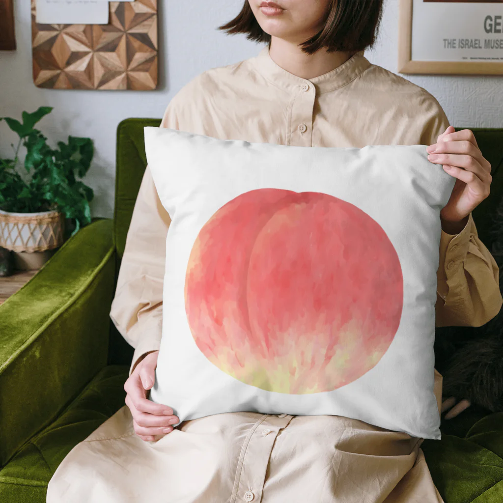 えこやの桃が好き Cushion