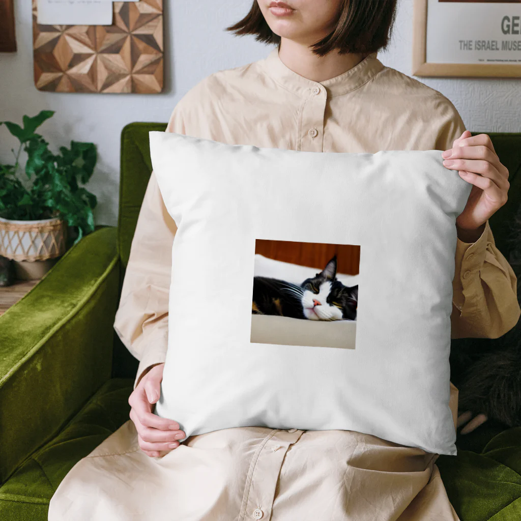 ニャーニャーニャーの寝たネコ Cushion