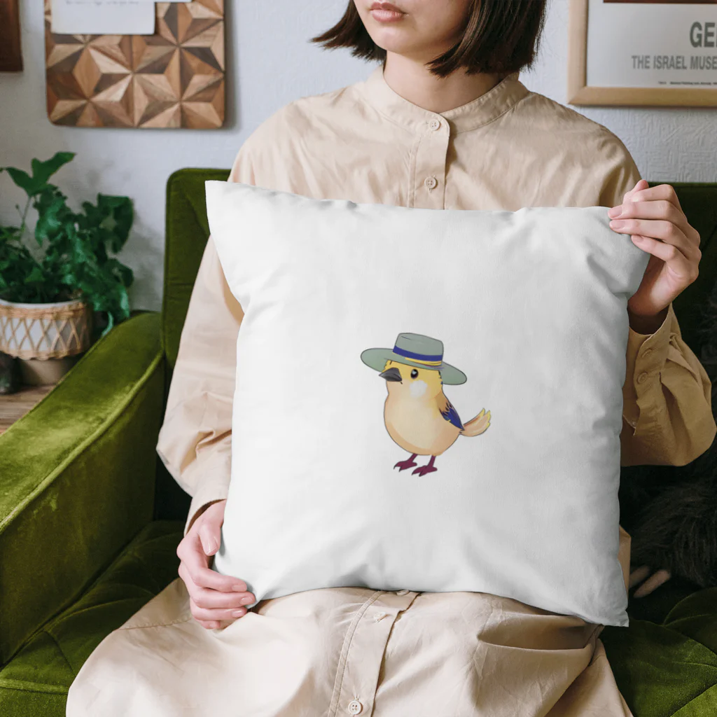 SANKSYのテンガロンハットのカナリア Cushion