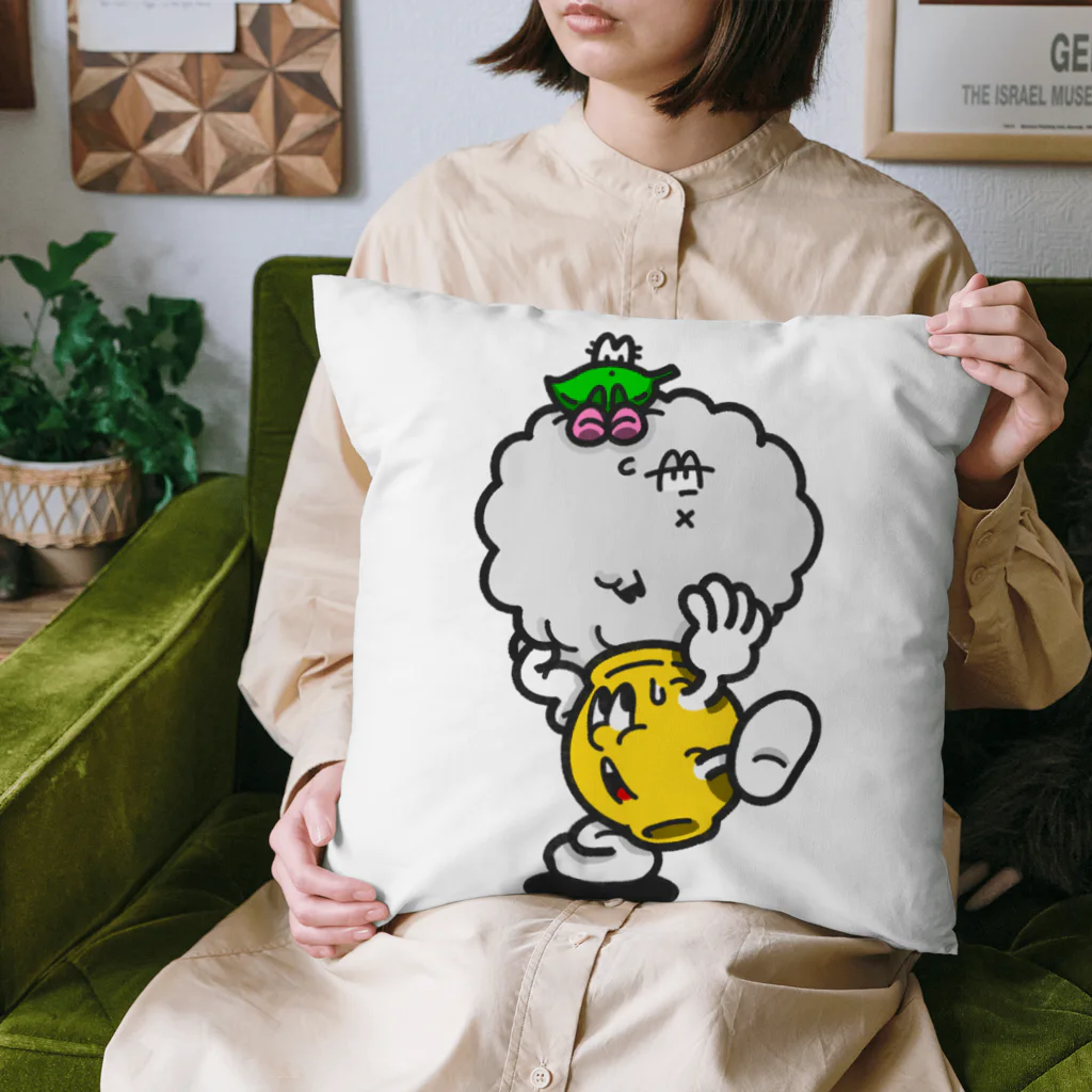 おこめのダイエット食堂のとうきくん＆ひつじくん＆このはちゃん Cushion