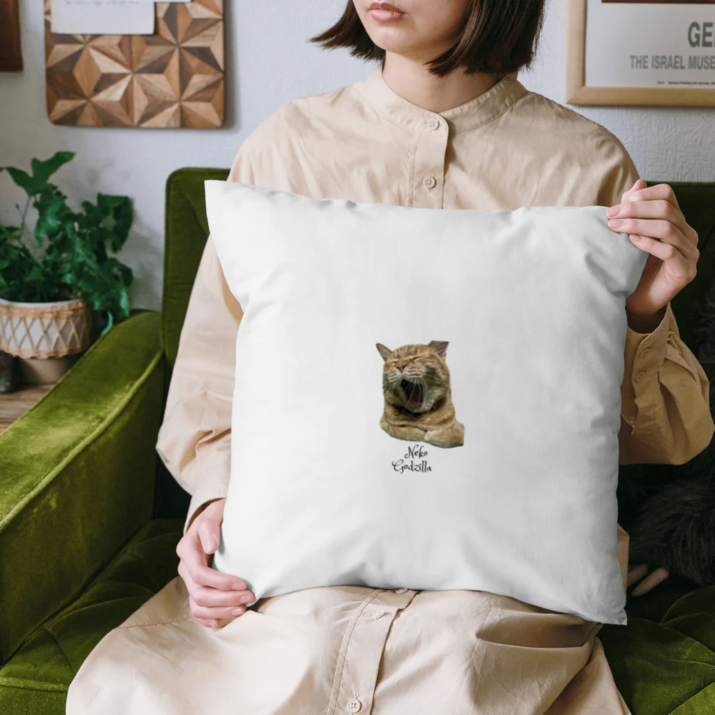 kikaku の猫ごじら Cushion