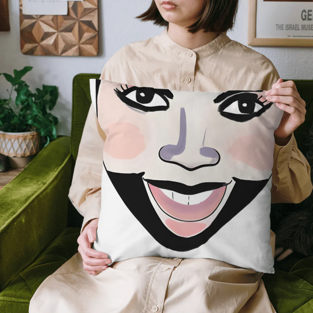 たらたらこっこの美女アート Cushion