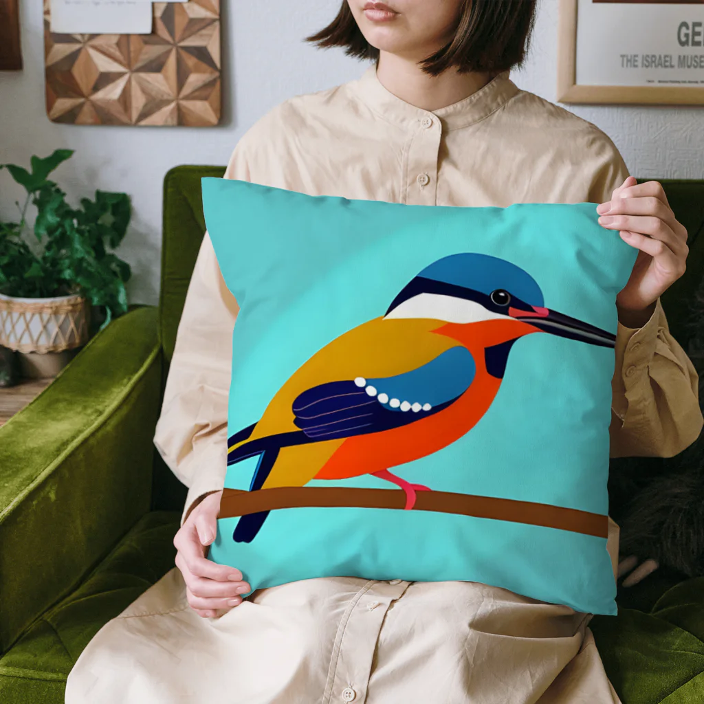 SHININGのカワセミのイラストグッズ Cushion