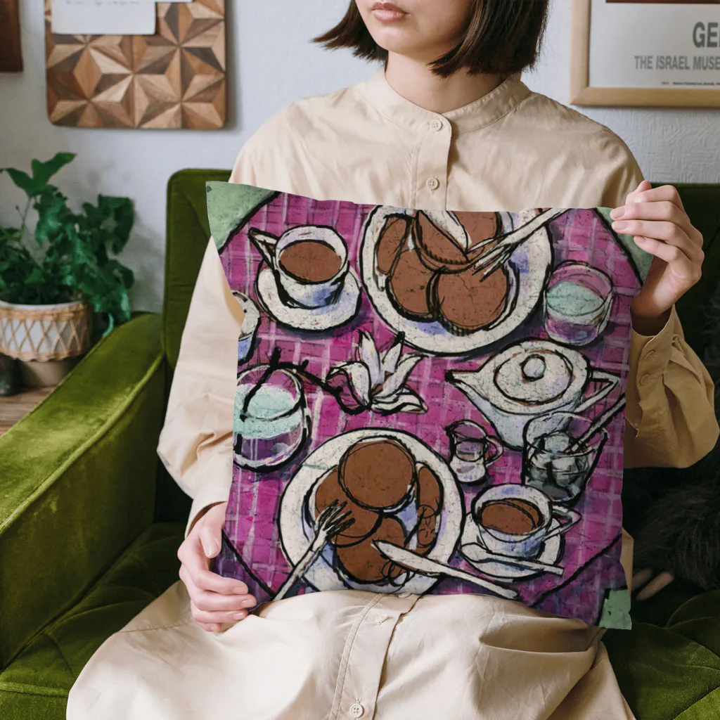 HAYATO-TのEarly spring lunch Cushion