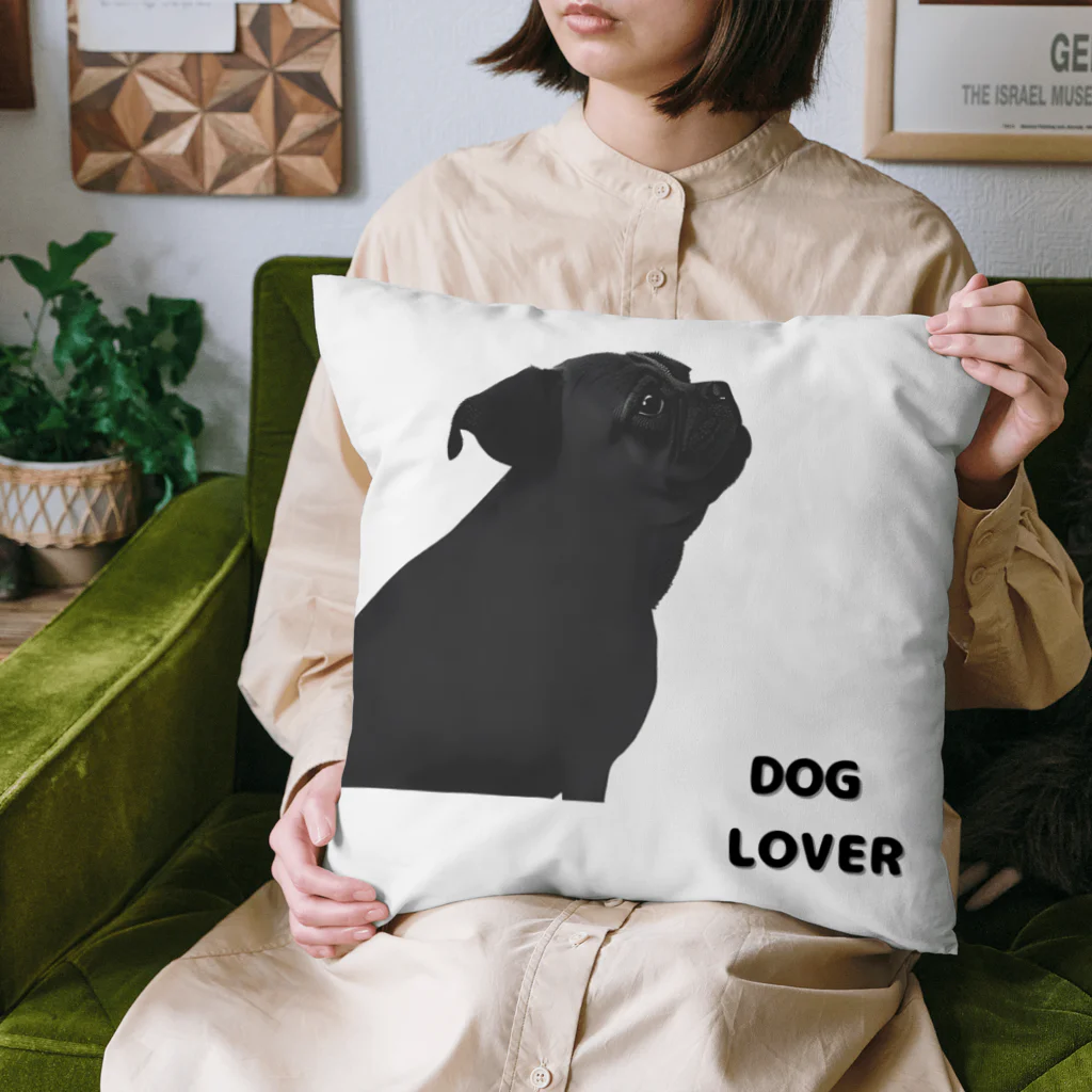 DOG LOVERのDOG LOVER（パグ） Cushion