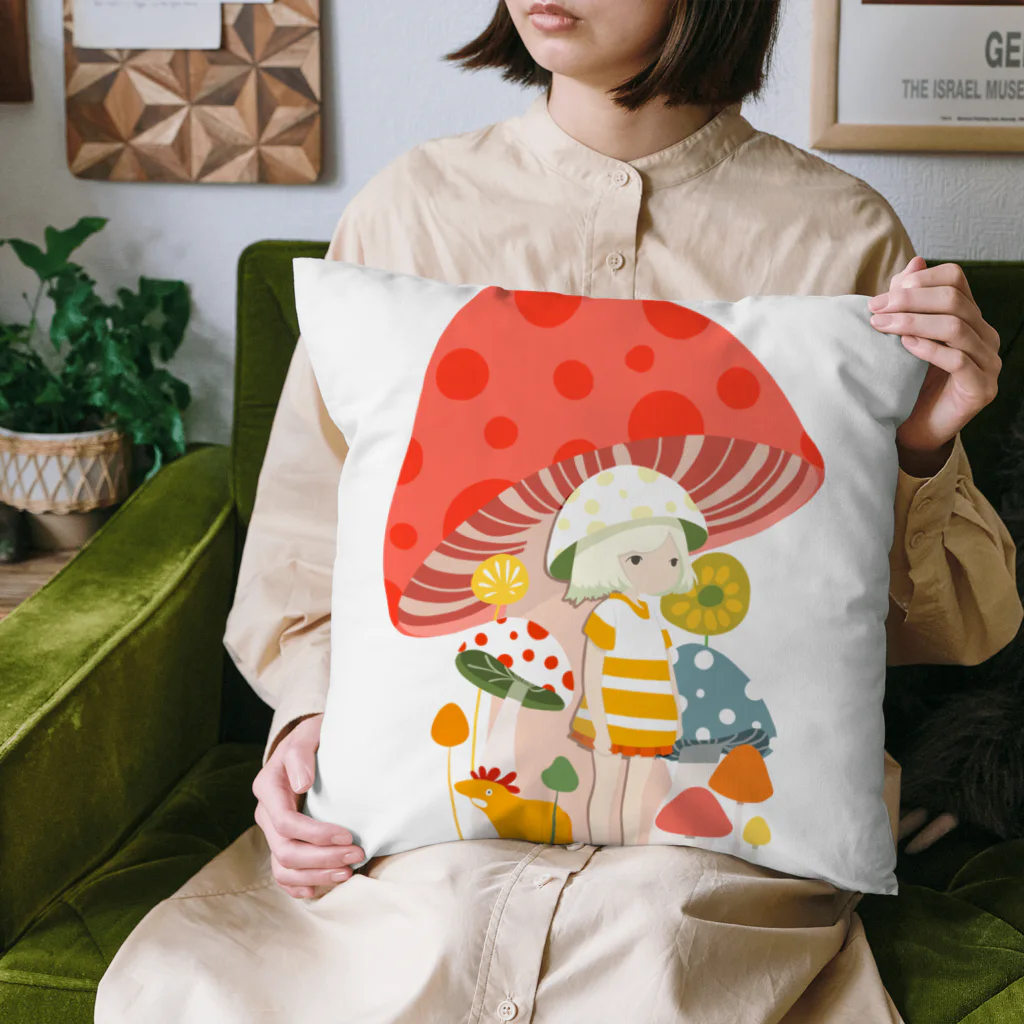 MangMARUのキノコ少女 Cushion