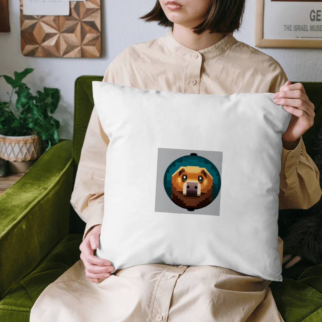 henohenomohejiadのドット絵のホラーなカピバラ Cushion