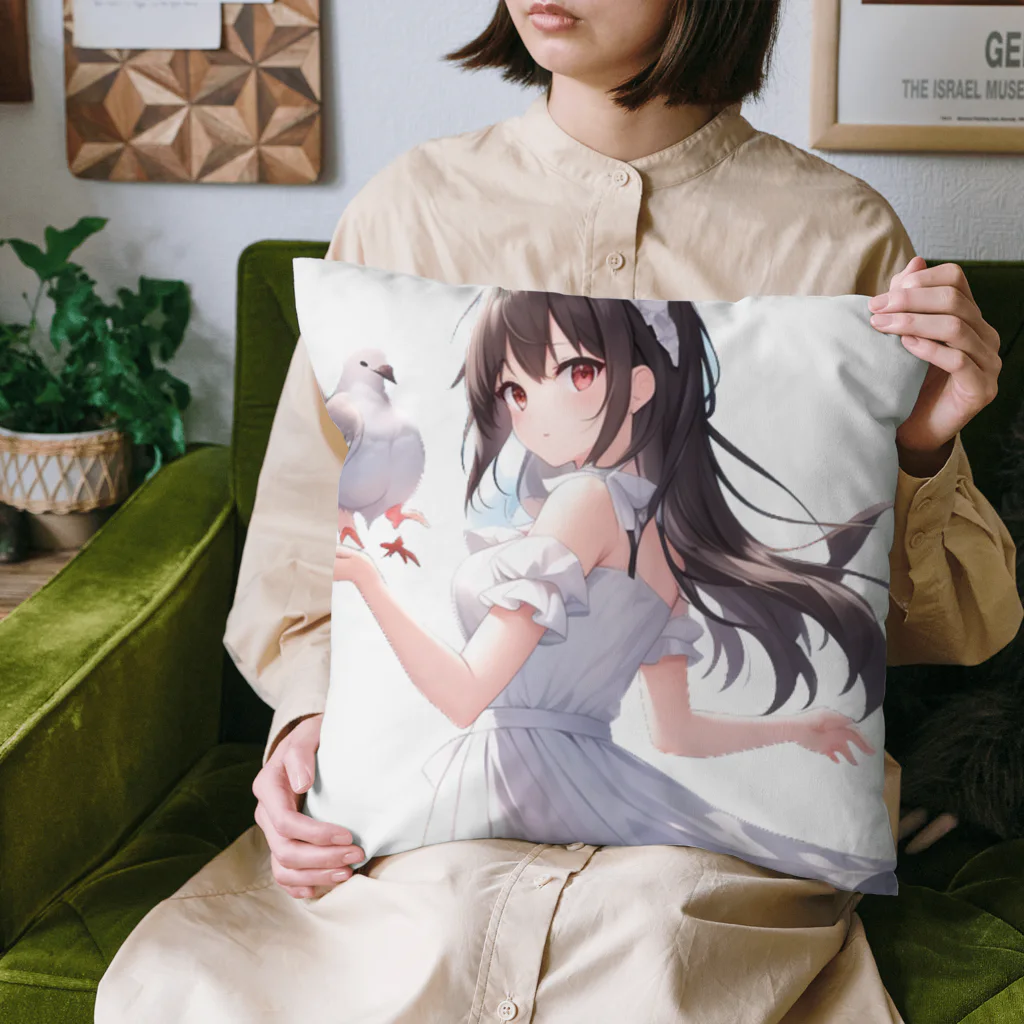 D.M@WORLDの鳥界のアイドル❤️鳩のハトコ様 Cushion