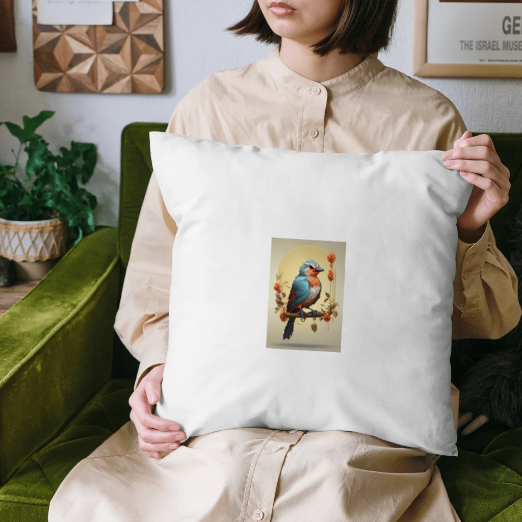 Shiyunのドット鳥 グッズ Cushion