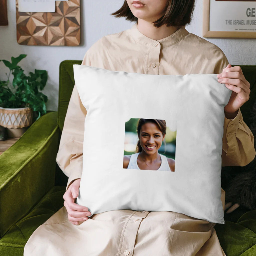 Stylishのアスリートウーマン Cushion