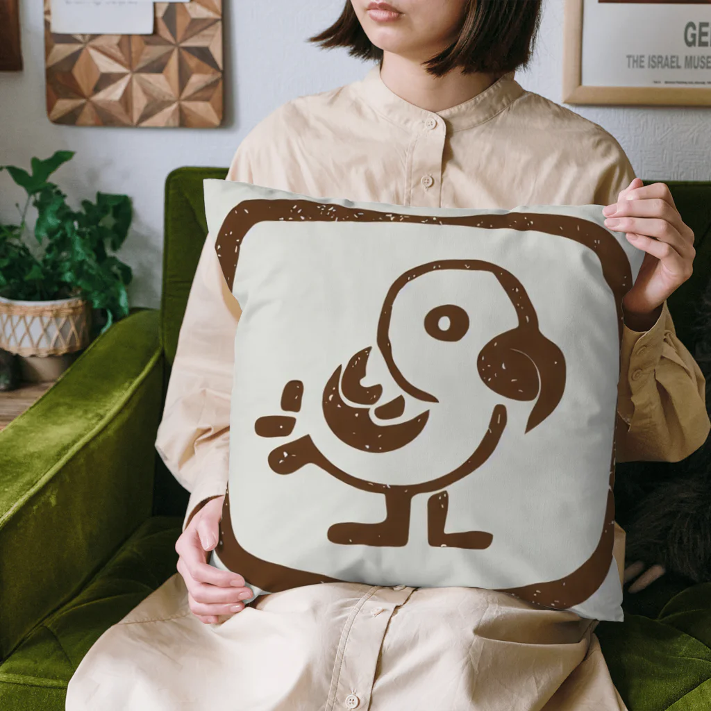 ikubohのナスカの地上絵「オウム」インスパイア05 Cushion