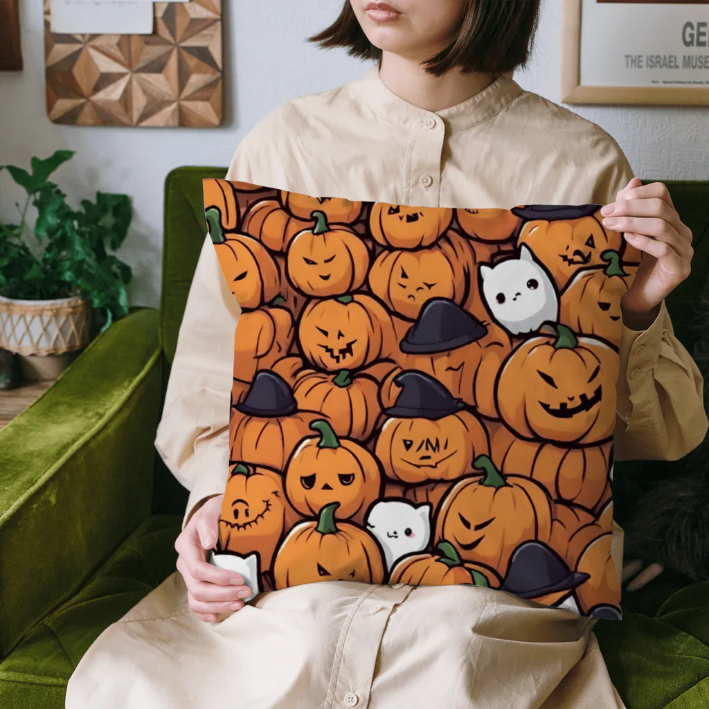 カツヒサ☆のハロウィン　かぼちゃグッズ クッション