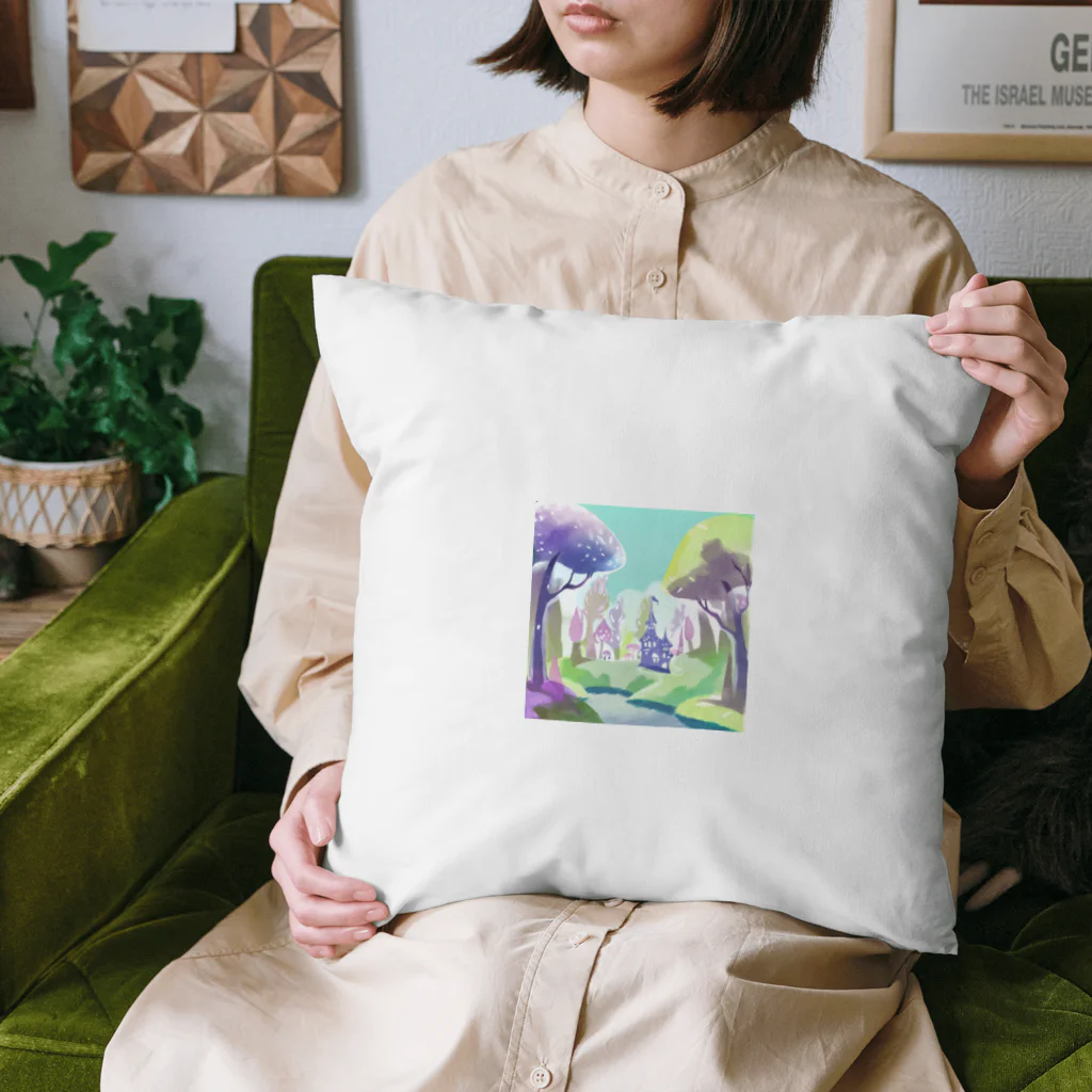 dxwtcrs94zの森のイラストグッズ Cushion