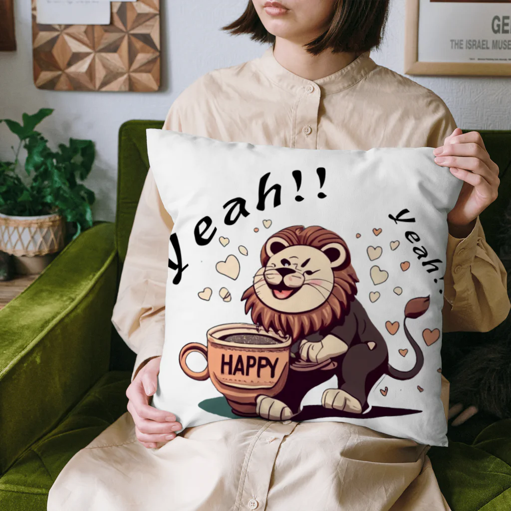 ピヨ爺の副業のほっとひとらいおん = らいきち = Cushion