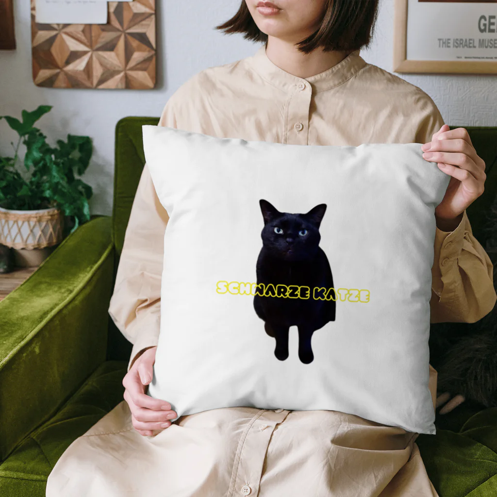 ZukinakoのSchwarze Katze(黒猫) Cushion