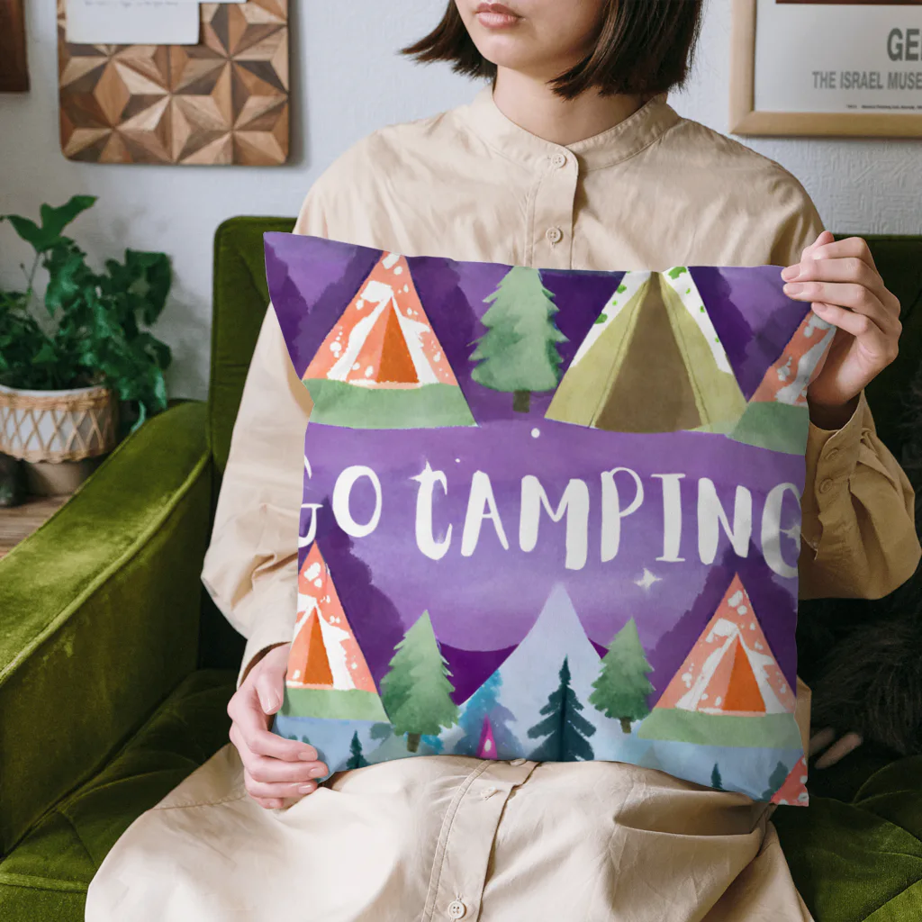 Rico294のカラフルテントでGO CAMPING クッション