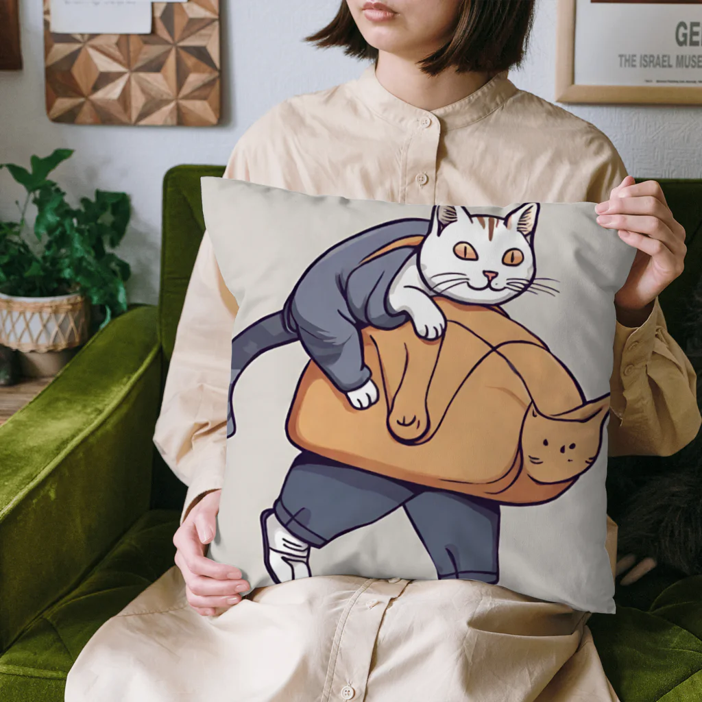 aoking_の不思議猫 Cushion