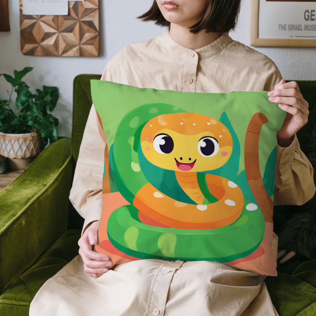 FUNIFUNIのかわいいヘビちゃん Cushion