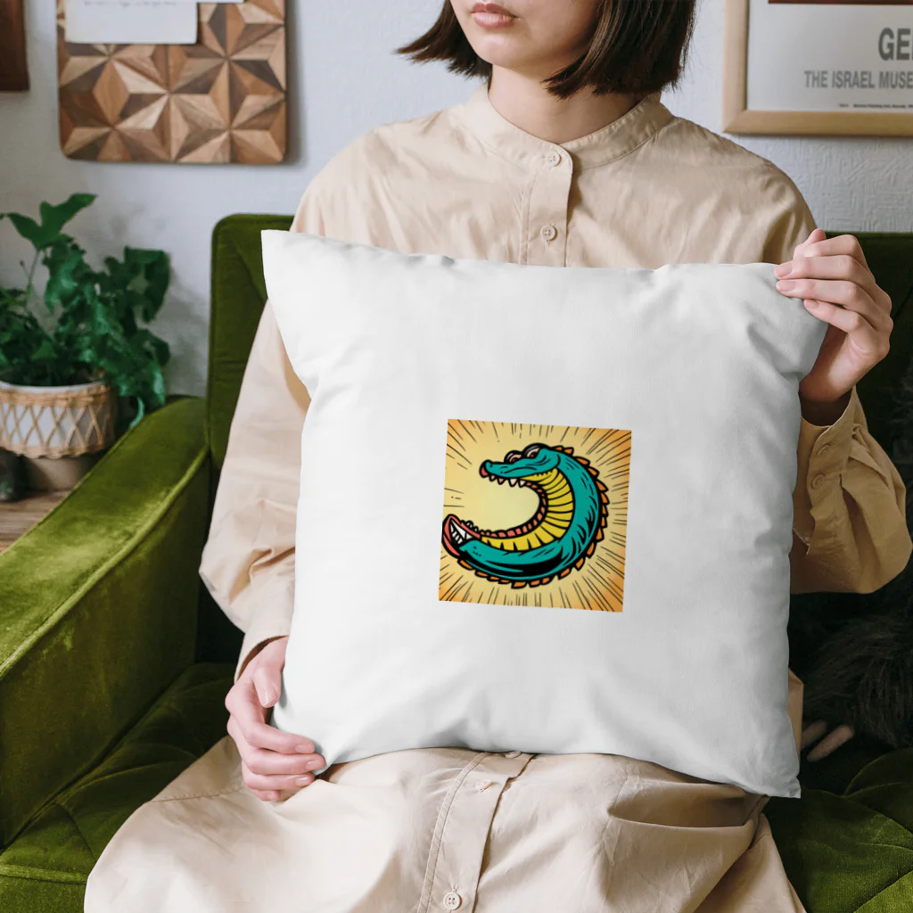 もしもショップの可愛いワニ Cushion