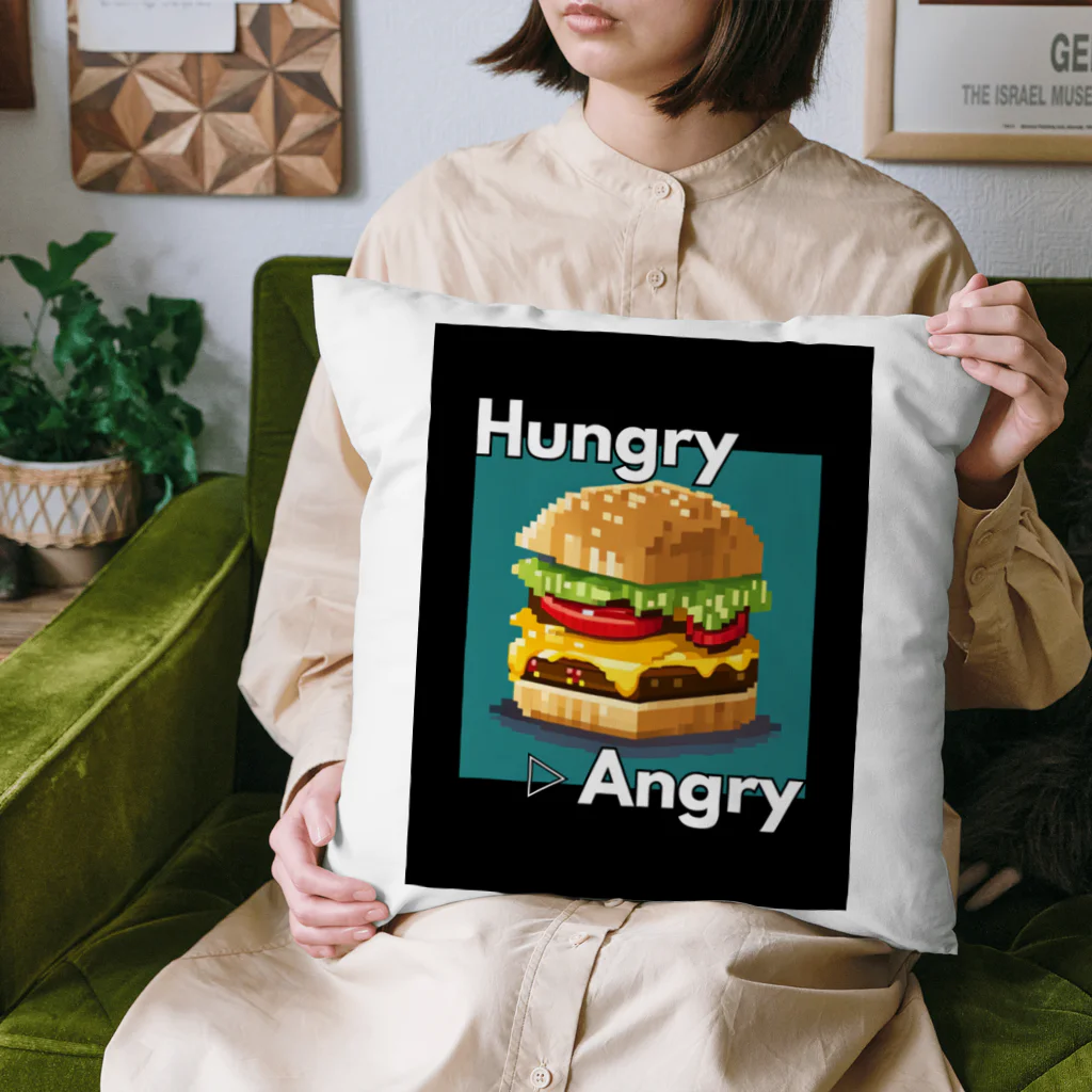 hAngryの【ハンバーガー】hAngry  Cushion