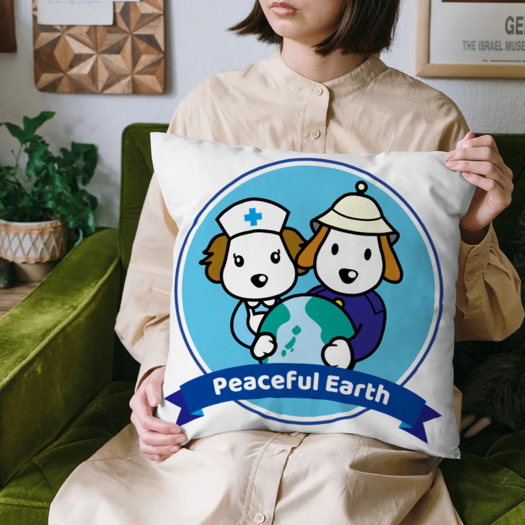 Link Creation online SHOPのPeaceful Earth Cushion