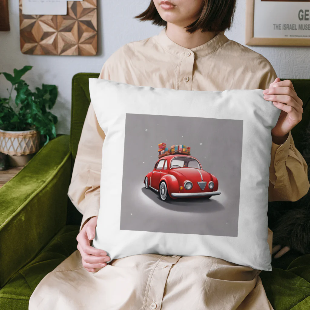 まひる3のあかい車グッツ Cushion