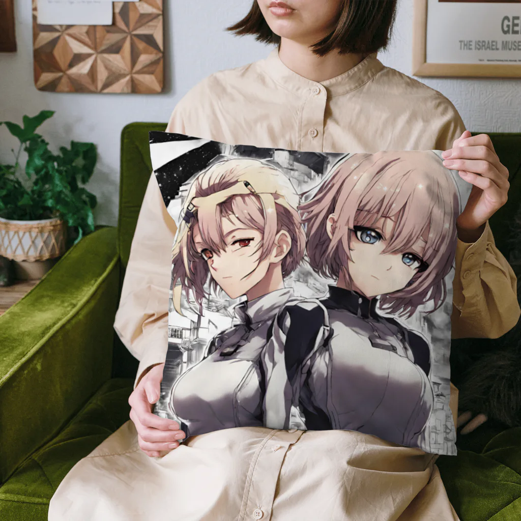 もふもふの美少女の宇宙を探検隊 Cushion