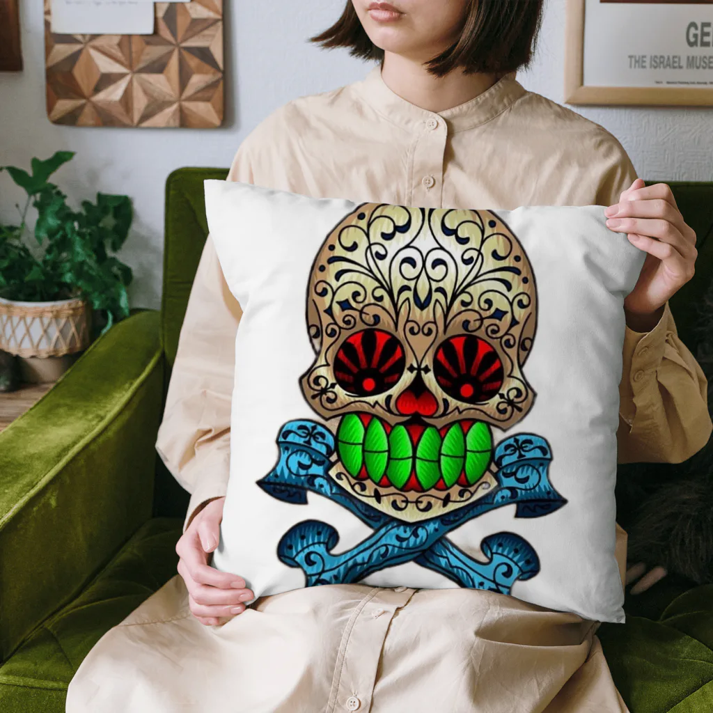 Hinakagoのメキシカンスカル Cushion