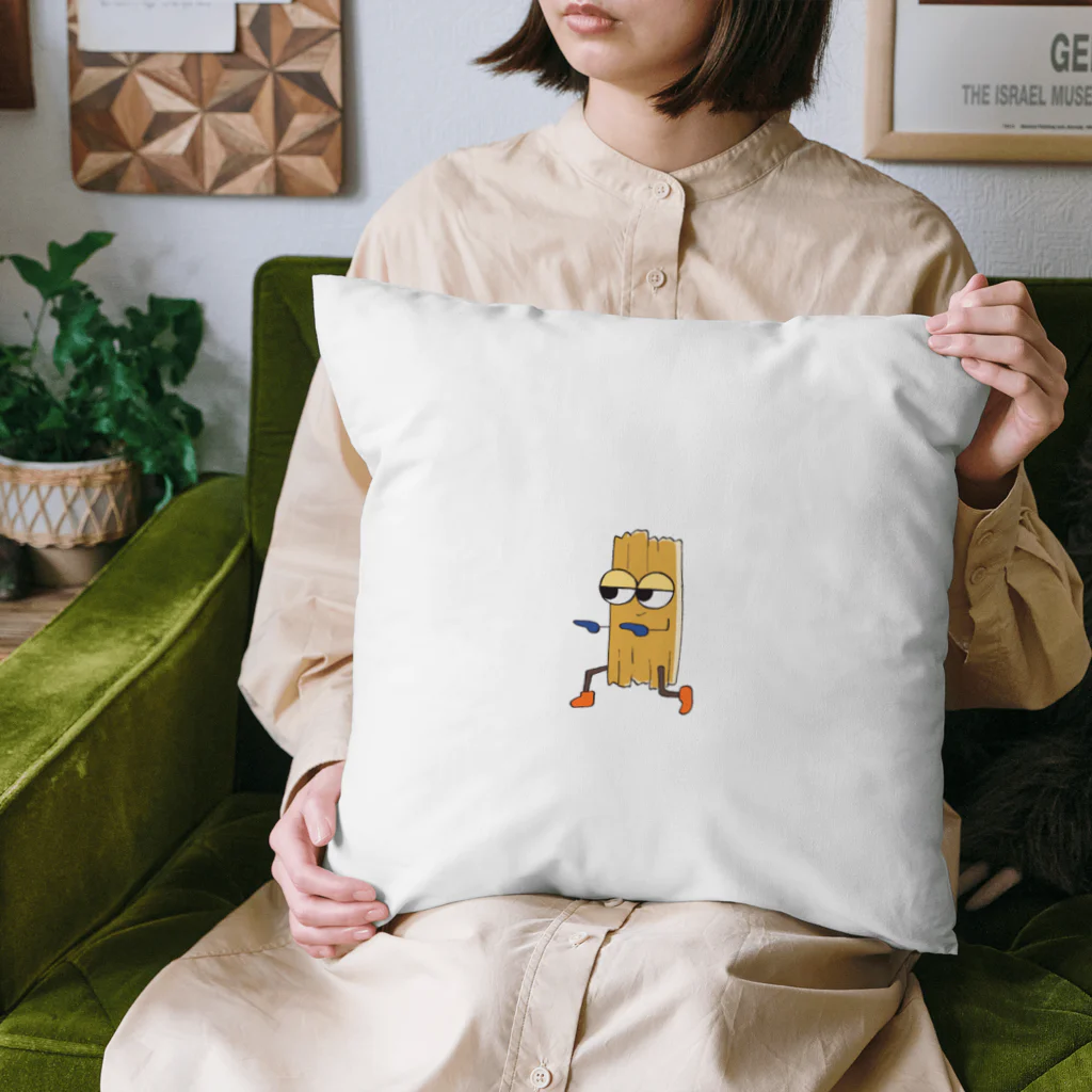 かっぷるぽっと。のおかきくん（白） Cushion