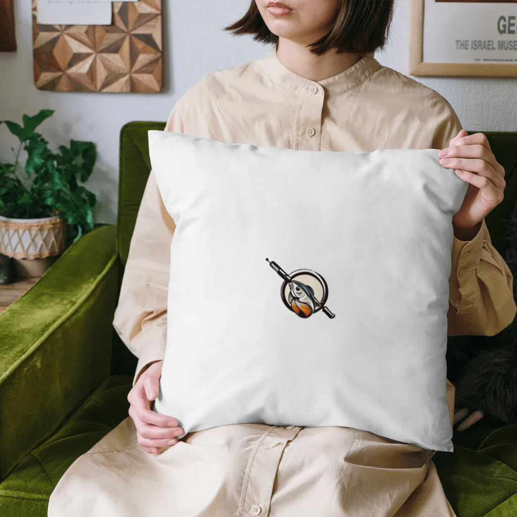 黒猫くんのラブフィッシング Cushion