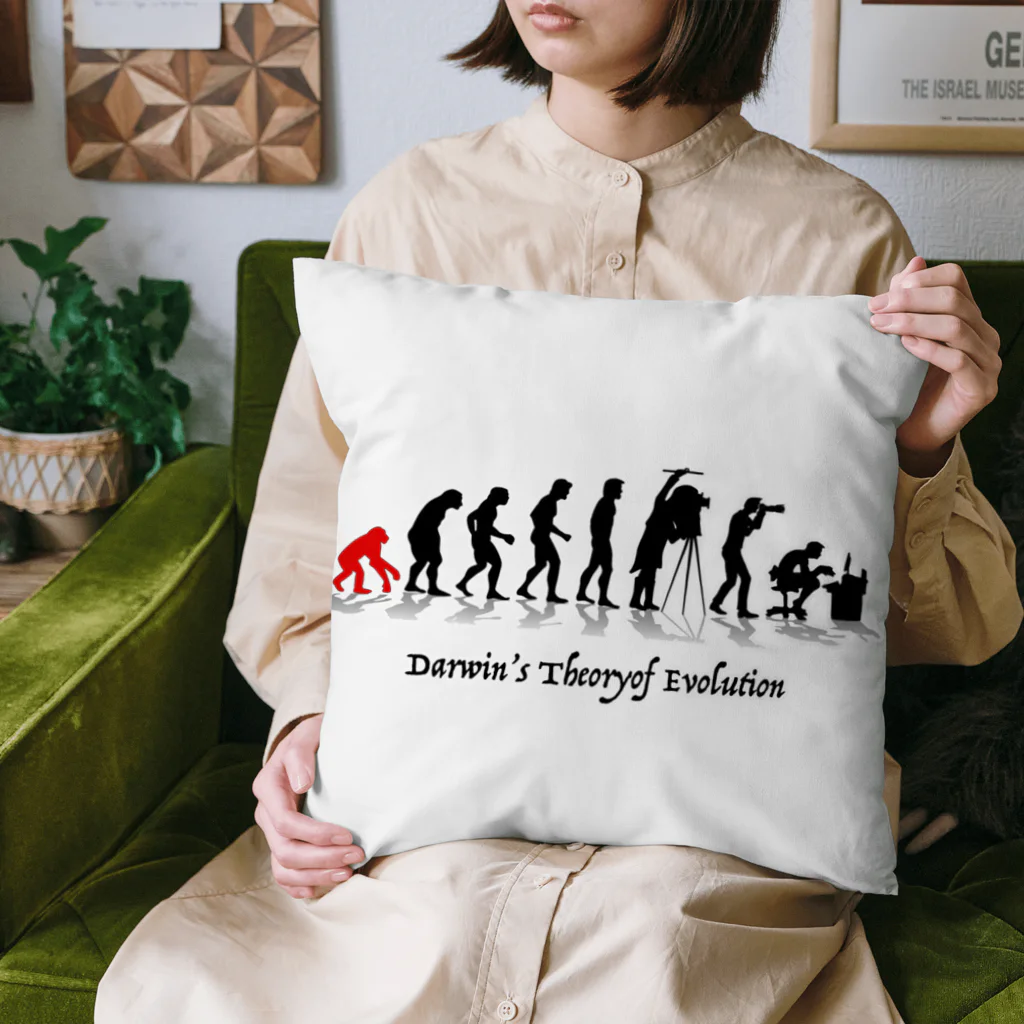 Bad Daddy at SUZURI の超進化論 Cushion