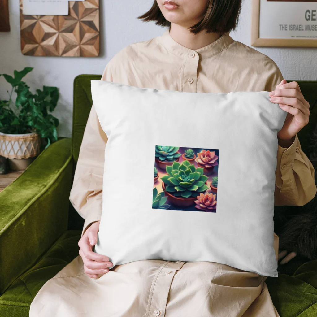 matu0の多肉植物のある暮らし Cushion