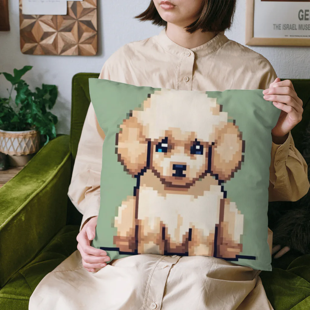 SHOP かわいいやのプードル（ドット） Cushion