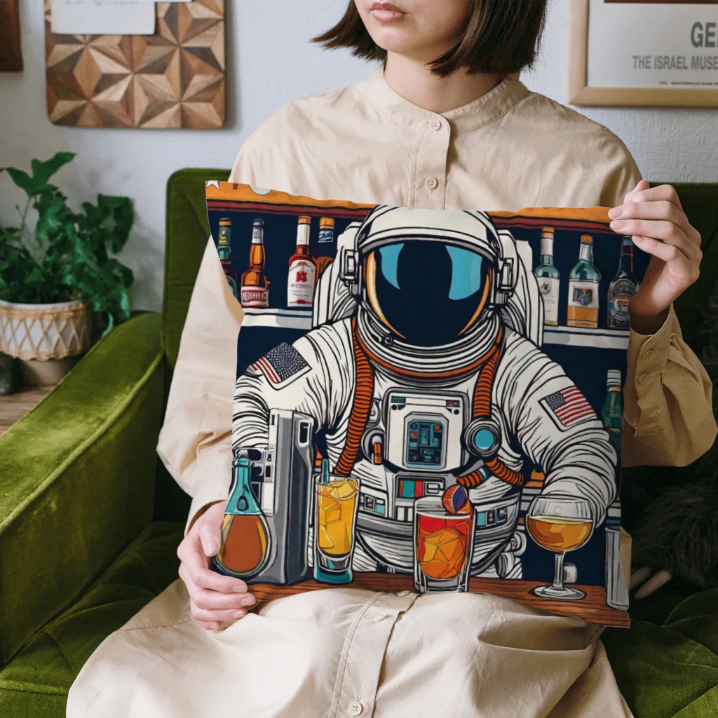 宇宙開発デザイン科の宇宙飛行士のバーテンダー Cushion