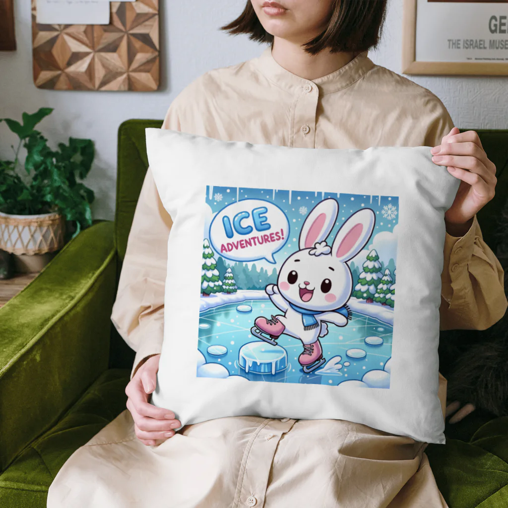 🌟 SHIN03 - あなたのスタイルを輝かせる 🌟のPONPONウサギ Cushion