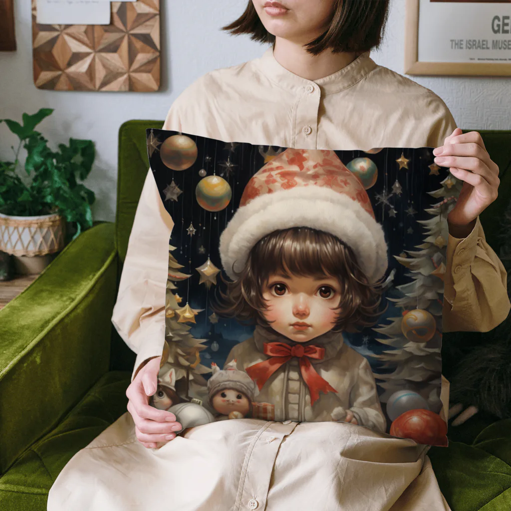 kobura05の星降る夜のクリスマスイノセンス Cushion