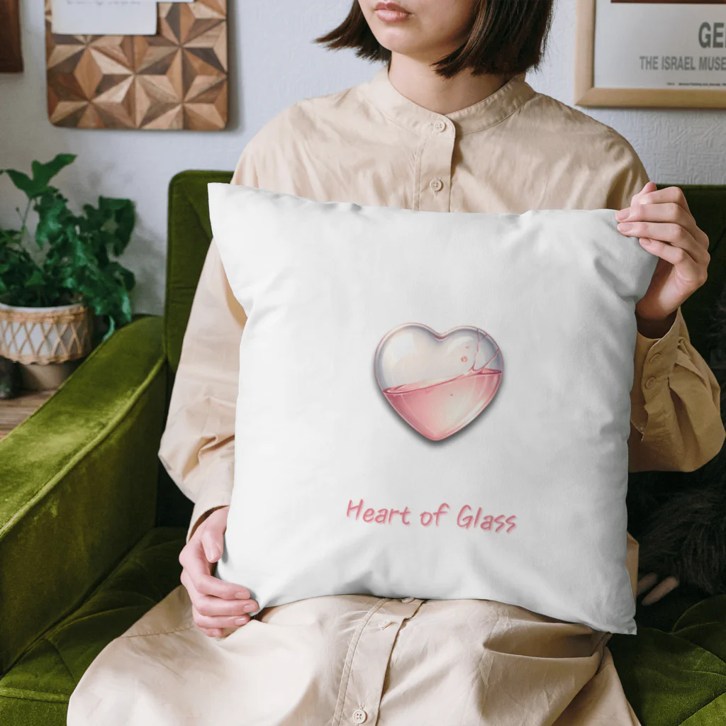 totomeのガラスのハート Cushion