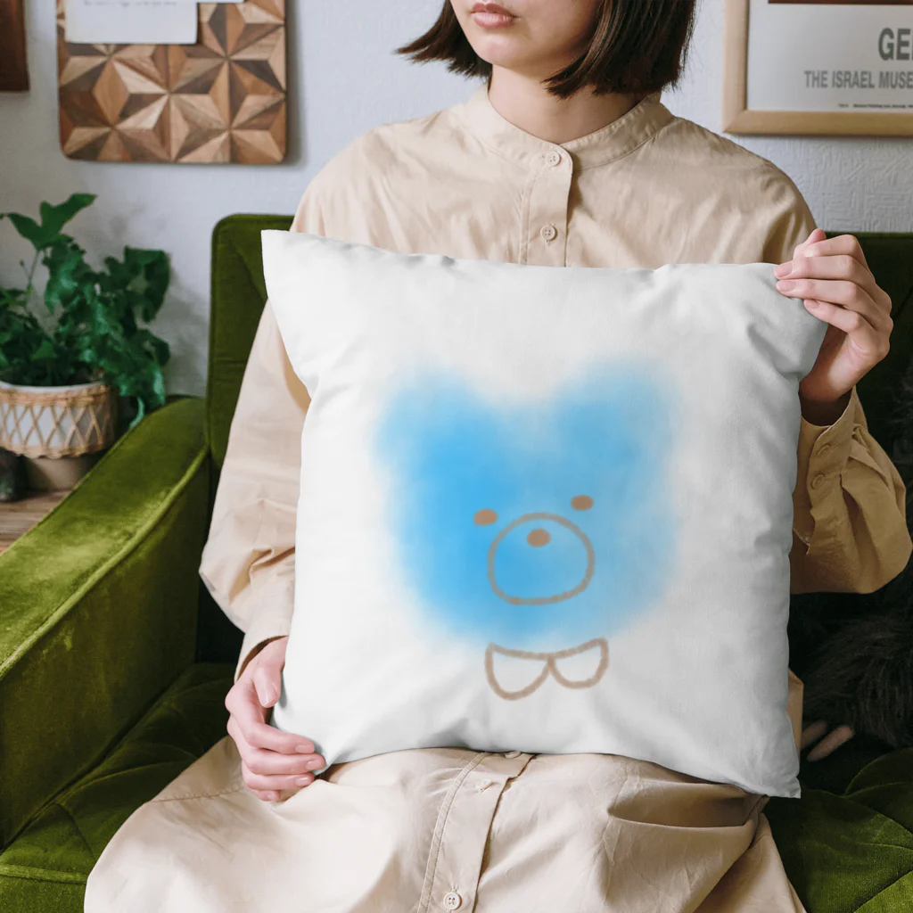 みゃりゅっ♡だいちゅきなのらっっ♡どんなときもきゃあ〜いぃのあおいくま Cushion