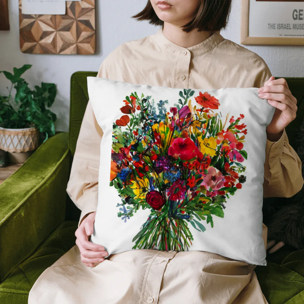 AI・デザインが好きな人の花束とまごころ Cushion