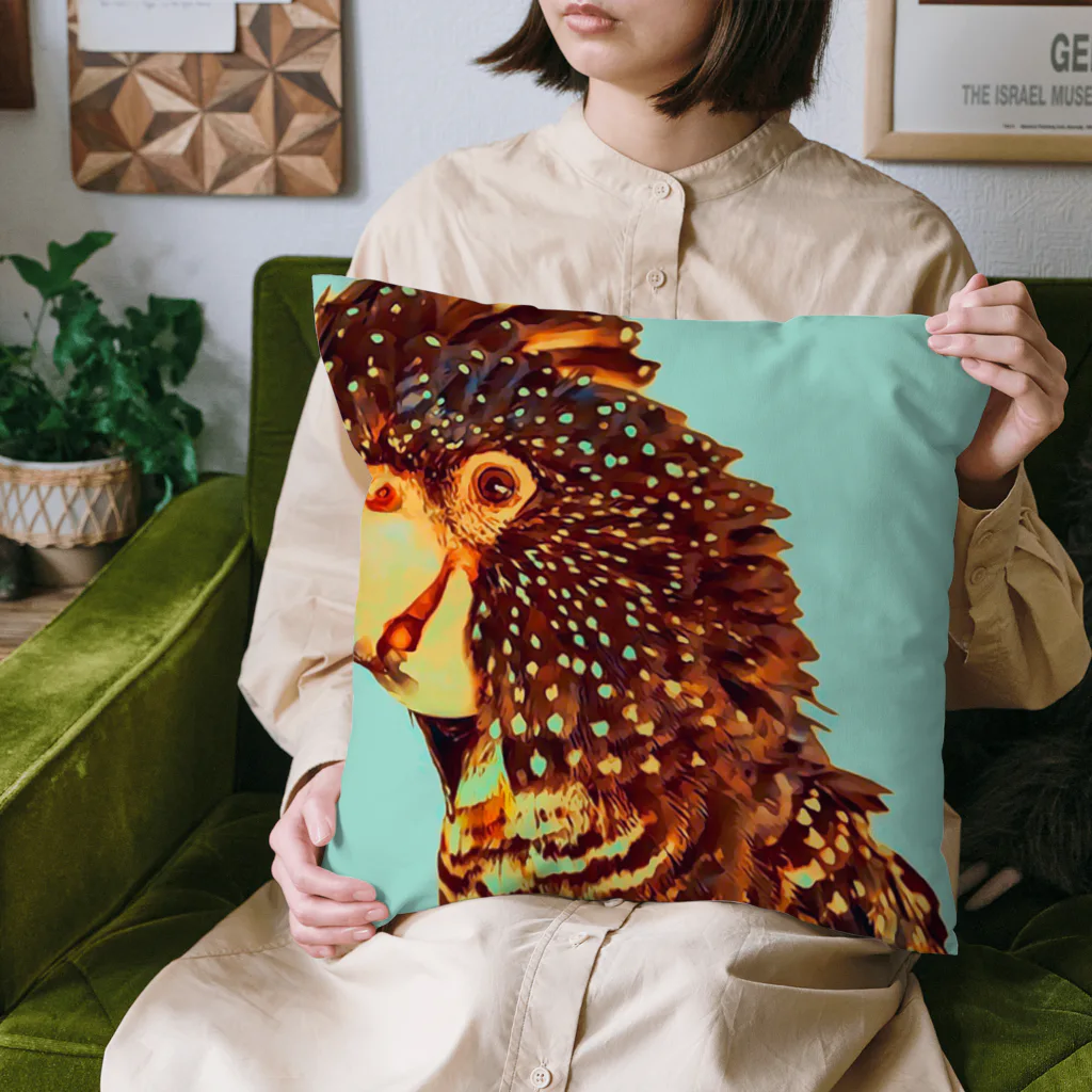 and_parrotのクロオウム Cushion