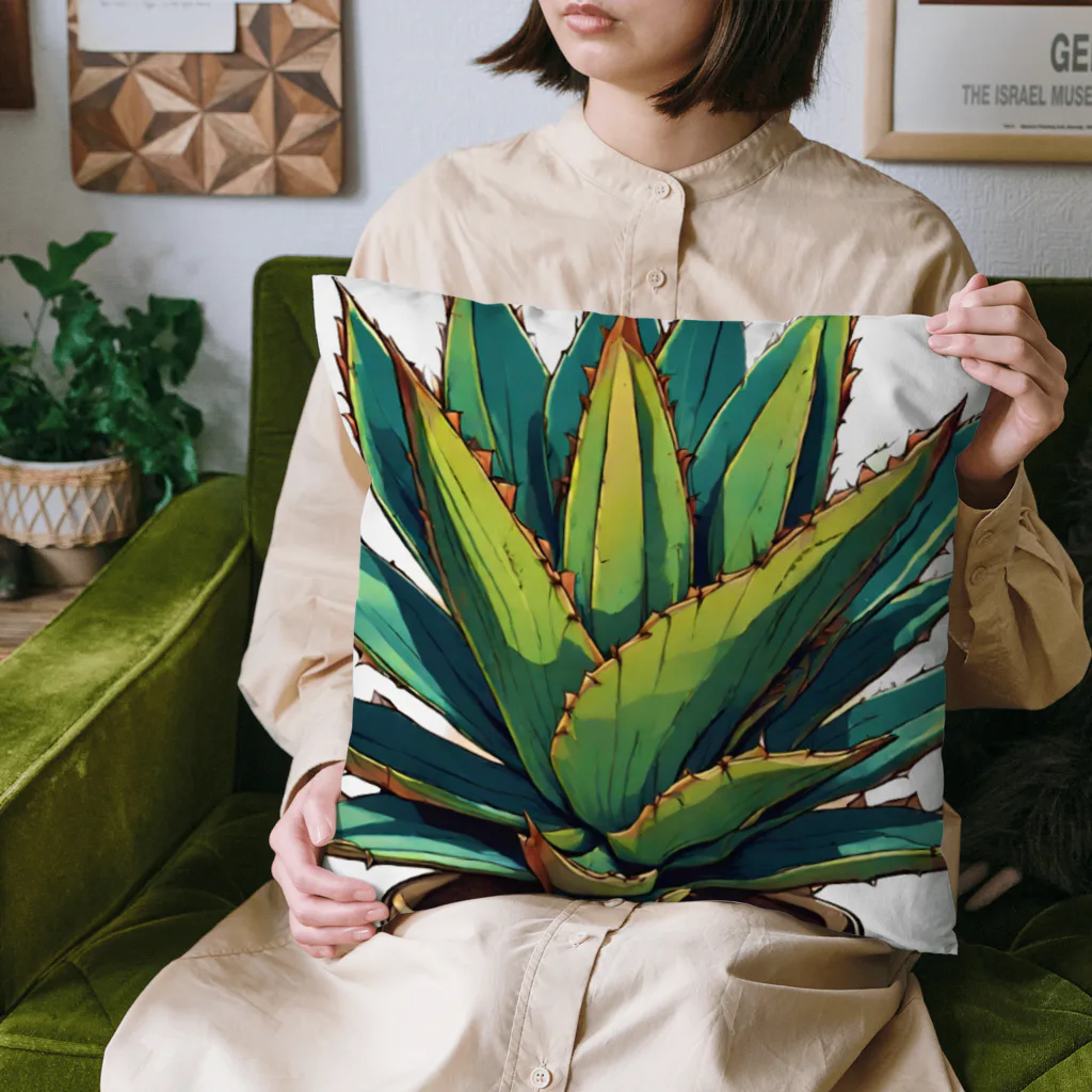 green artist のプランツパラダイスグリーンアガベ Cushion