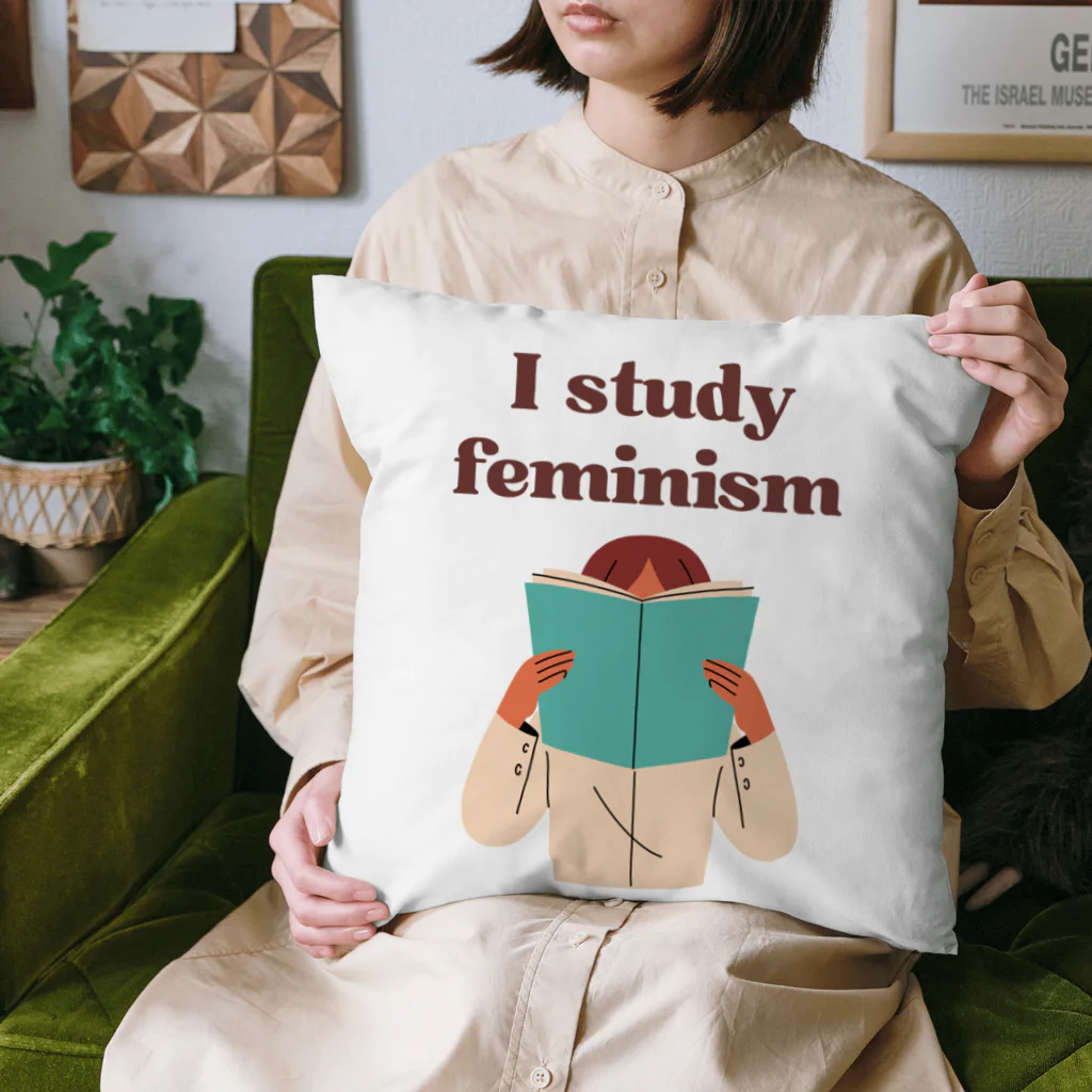 GG Voice & ActionのI study feminism クッション