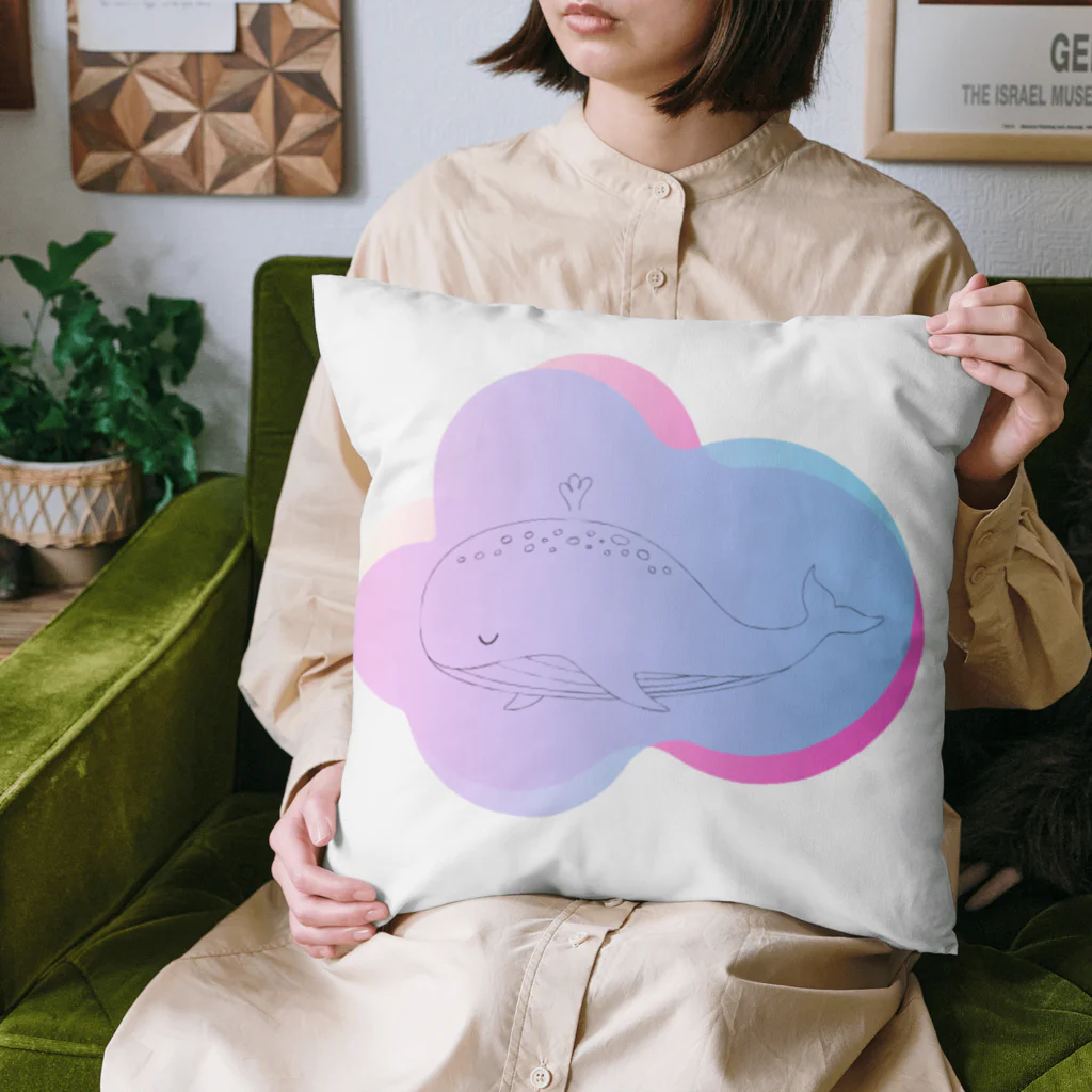 RabbitHouseの夢クジラ Cushion