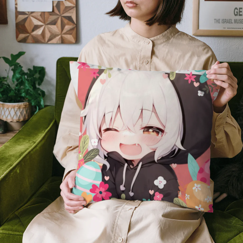 お米ちゃん と、時々。あみちゃんのJUN お花クッション Cushion