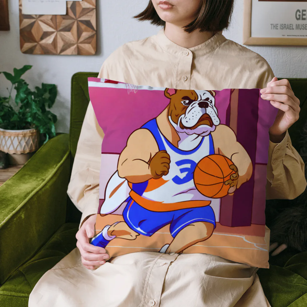 アニマルデザインのバスケットボールプレイヤーブル Cushion