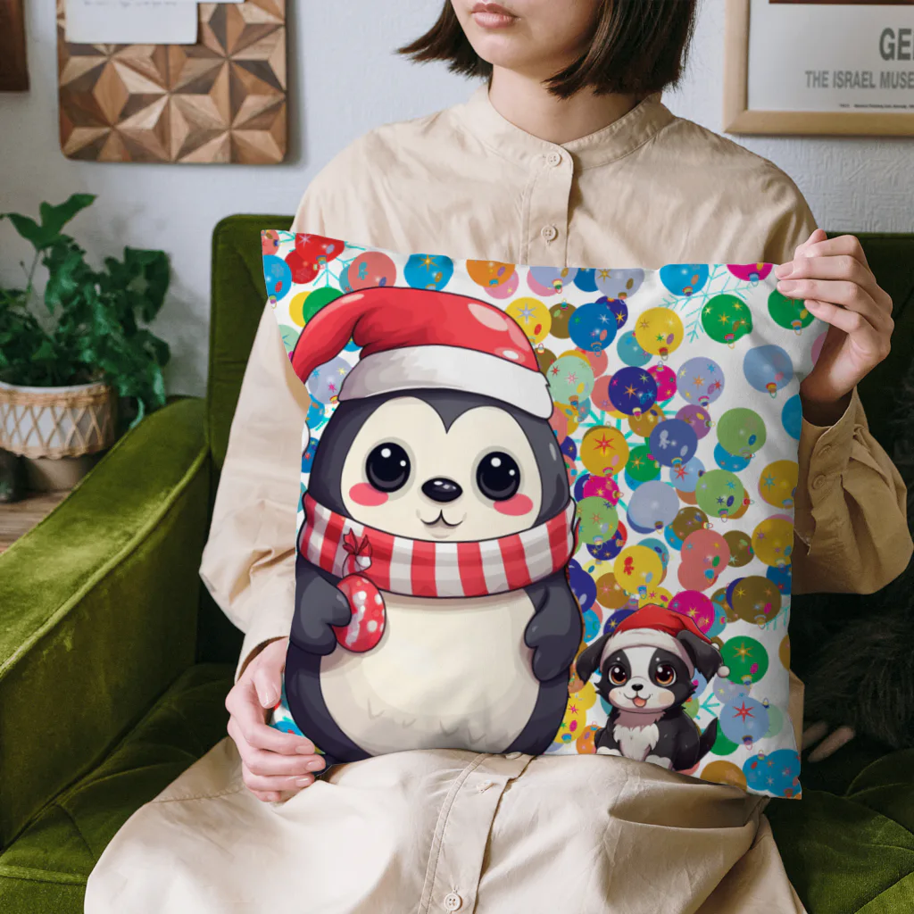 MistyStarkのペンギン犬 Cushion