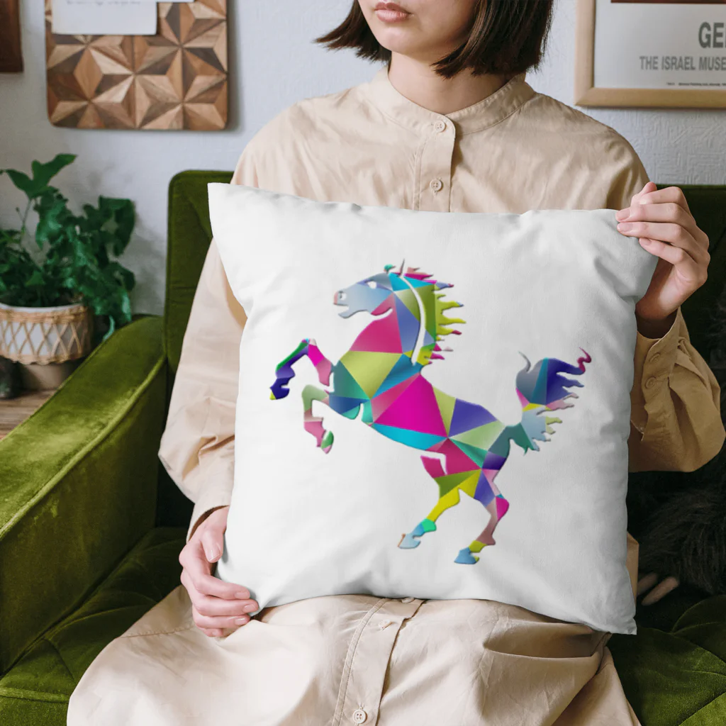 mumusの馬　chromatic Cushion