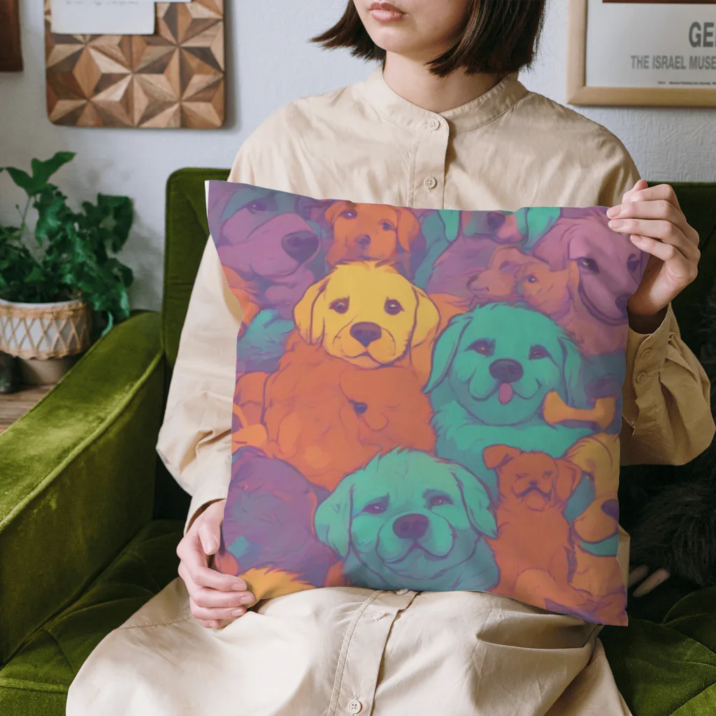 garireoの犬の仲間たち Cushion