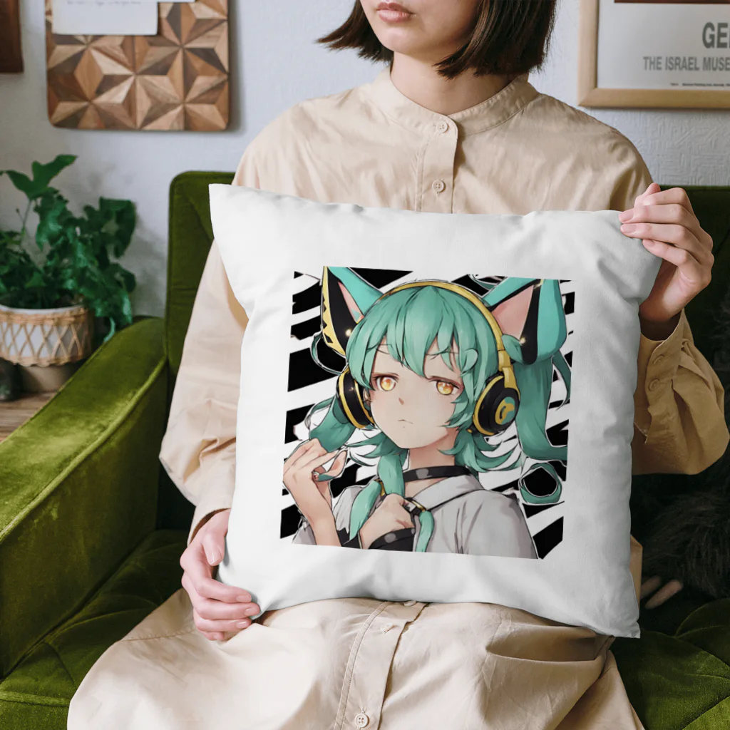 VOCALOID風な商品をのVOCALOID風 猫耳ちゃん Cushion