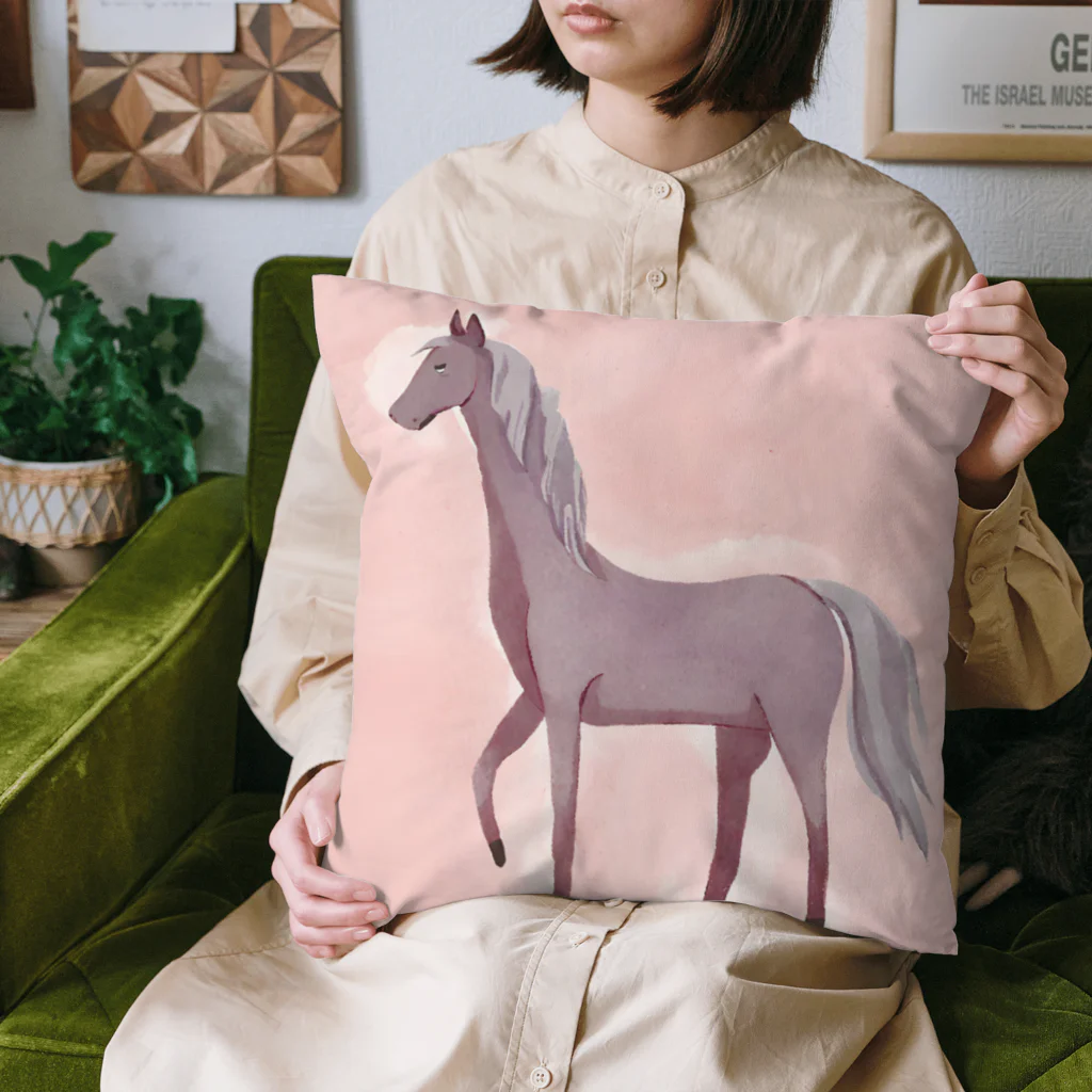 ながさわショップのメルヘンチックな馬 Cushion